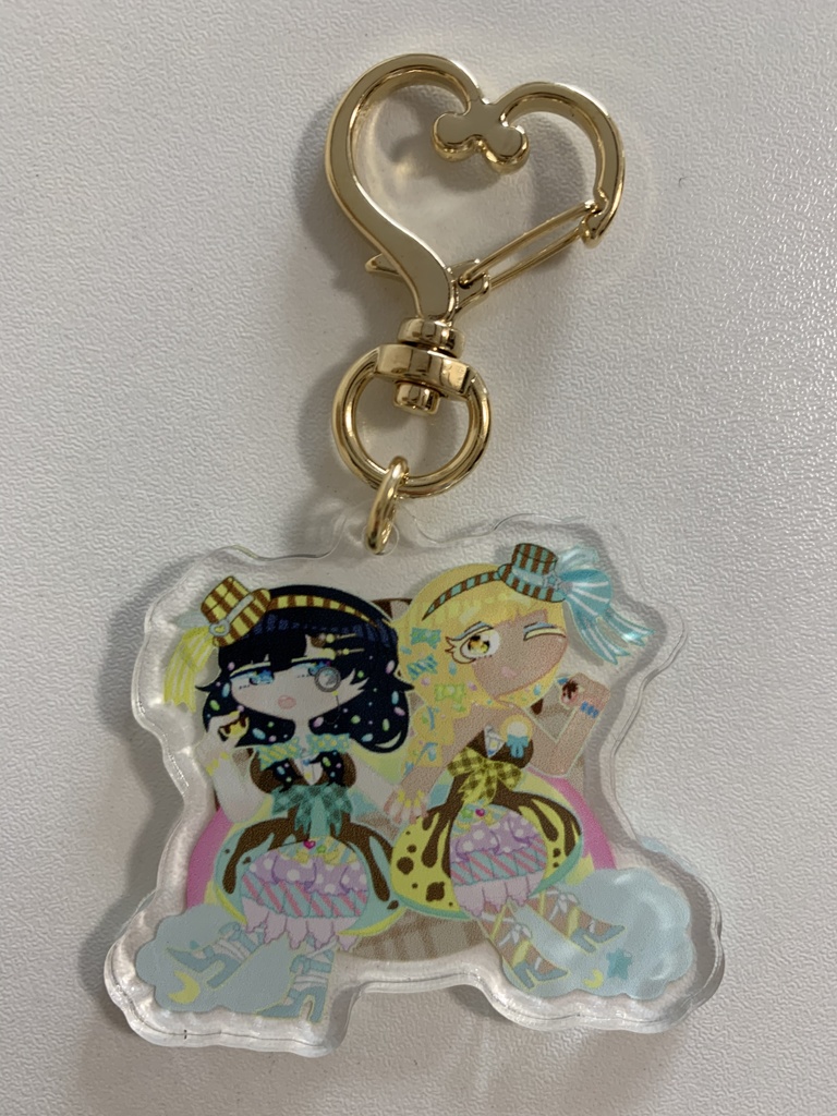 むつしはアクリルキーホルダー