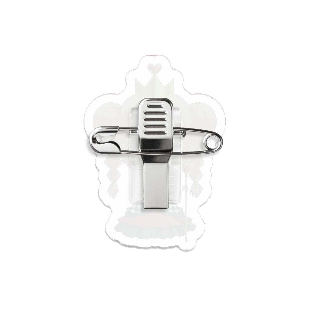 六橋条麗子アクリルバッジ(ハートの女王)