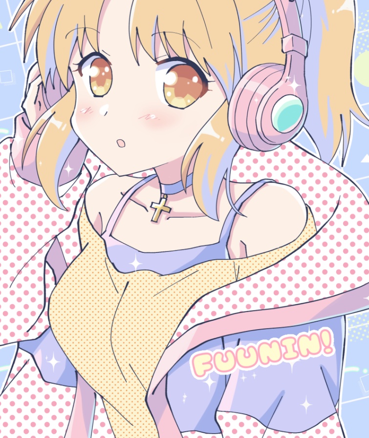 「ふうにん!(灯)」スマホリング(クリア)