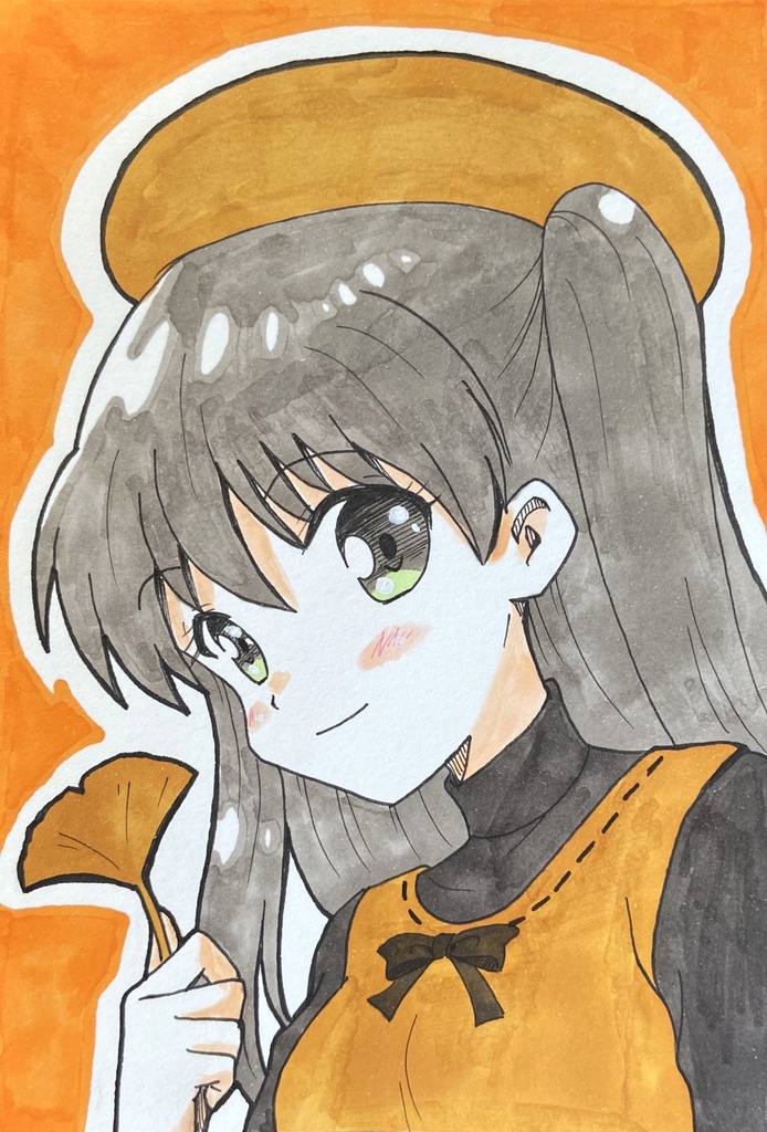 ポストカード原画【手描きイラスト】01