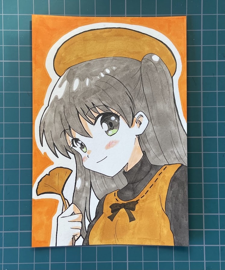 ポストカード原画【手描きイラスト】01