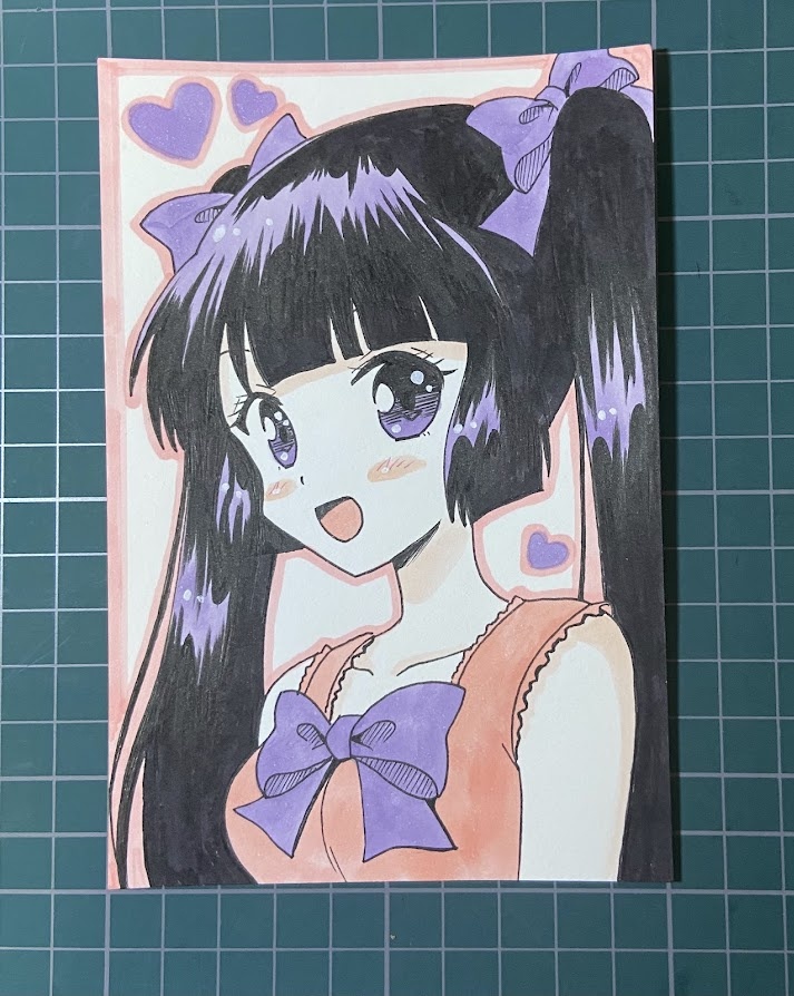ポストカード原画【手描きイラスト】02