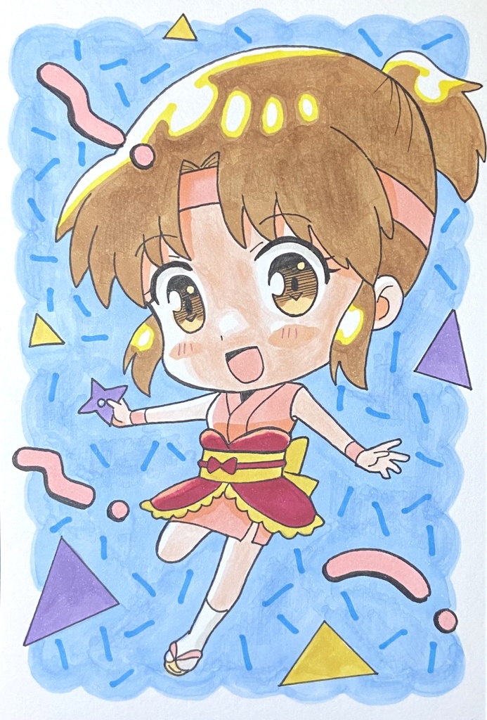 ポストカード原画【手描きイラスト】03