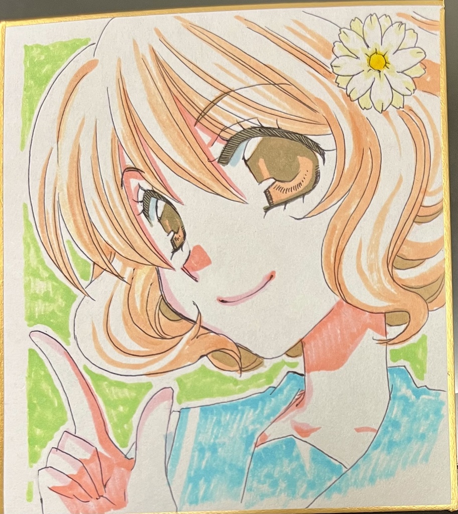 【響け!ユーフォニアム】色紙原画【寸松庵サイズ】