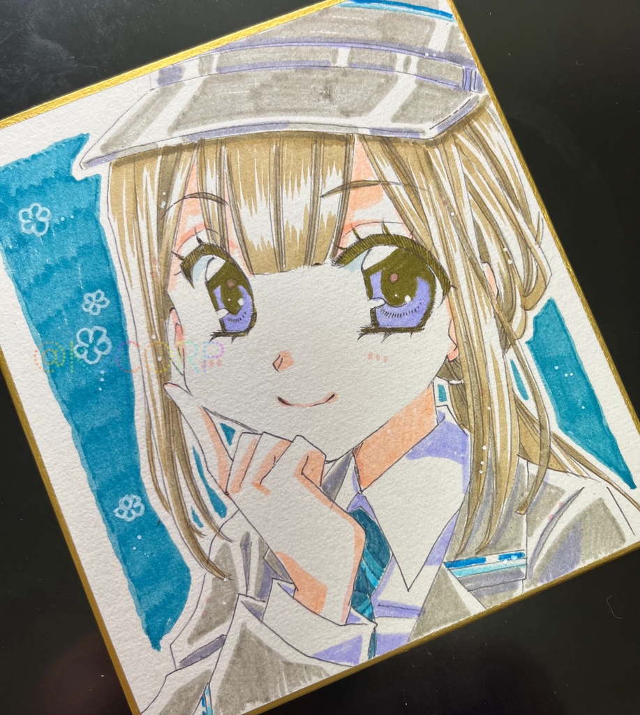 【鉄道むすめ】色紙原画8種