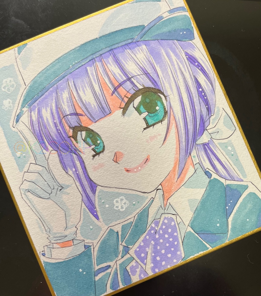 【鉄道むすめ】色紙原画8種