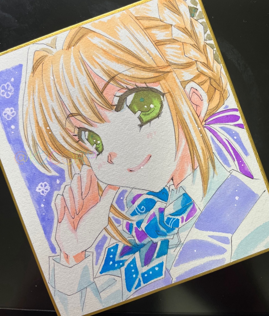 【鉄道むすめ】色紙原画8種