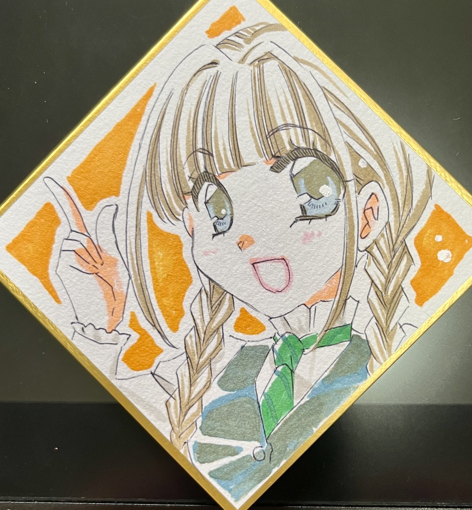 【COMITIA155新刊セット】「白百合高専魔法科の日常」+色紙原画4種