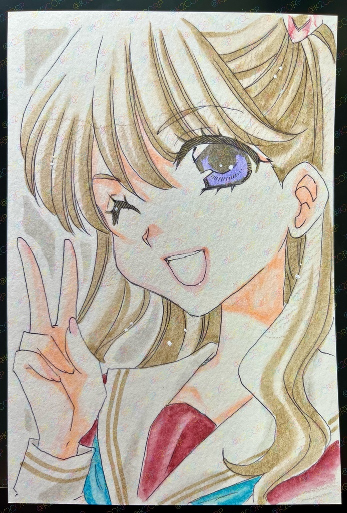 【蓮ノ空】ポスカ原画【Liella】色紙★僕ラブ49