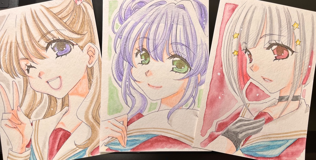 【蓮ノ空】ポスカ原画【Liella】色紙★僕ラブ49