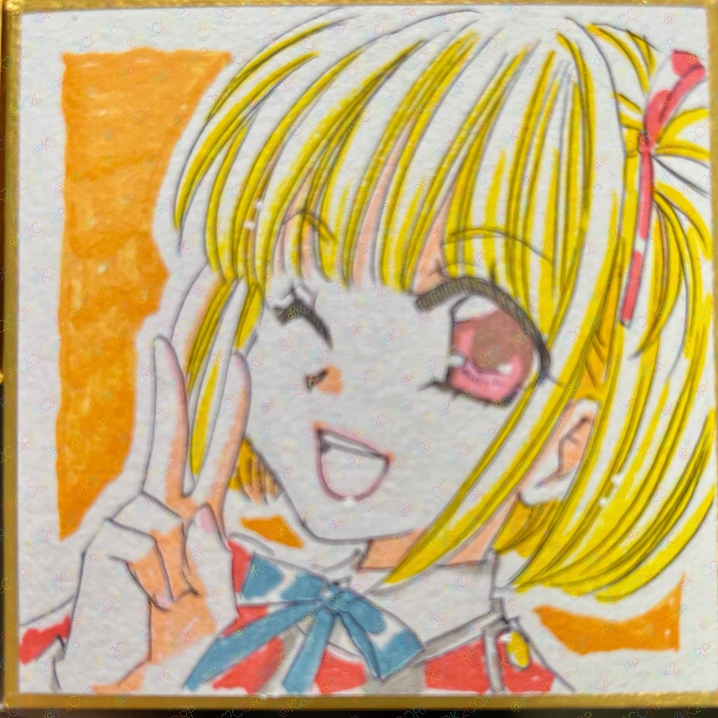 【リコリコ】色紙原画3種セット