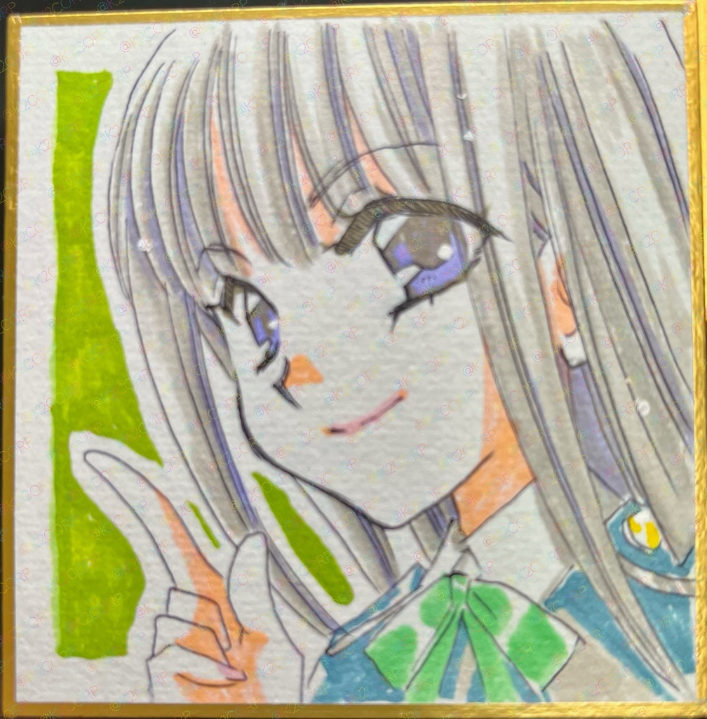 【リコリコ】色紙原画3種セット