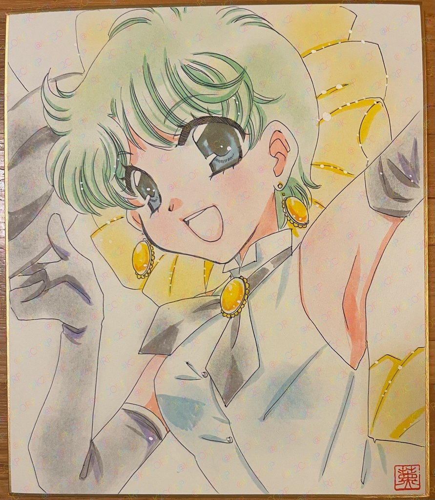 【'80〜'00魔法少女アニメ】色紙原画