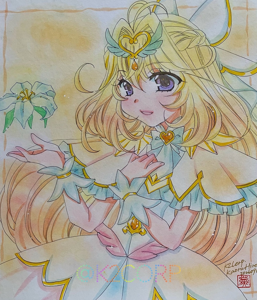 【名探偵ﾌﾟﾘｷｭｱ】色紙原画各種🦋