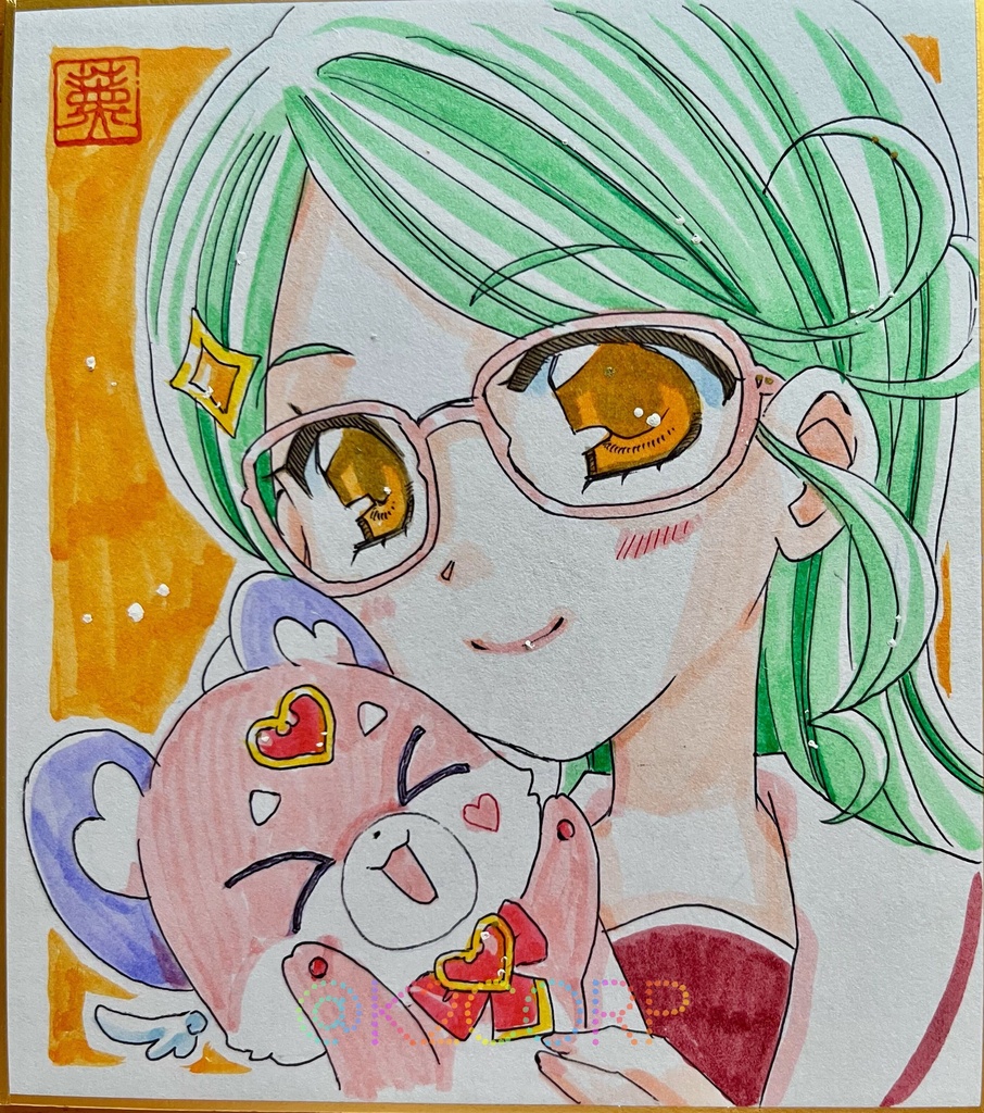 【名探偵プリキュア】色紙原画各種🦋