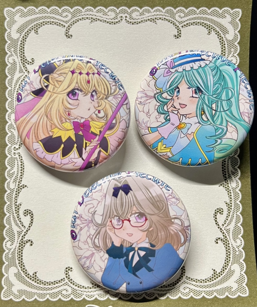 【たんﾌﾟﾘ】ｱﾙｶﾅ・ｴｸﾚｰﾙ缶ﾊﾞｯｼﾞ+ﾎﾟｽｶｾｯﾄ