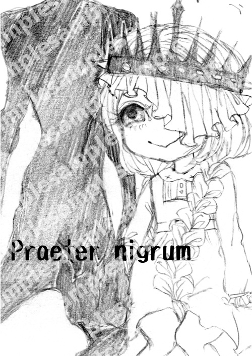 ラフ画イラストbook Praeter Nigrum Scum Madman Booth