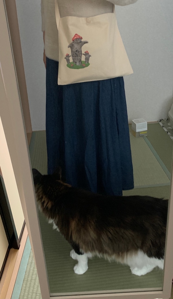 【受注生産】ユキヒョウサコッシュ<おっきなキノコver.>