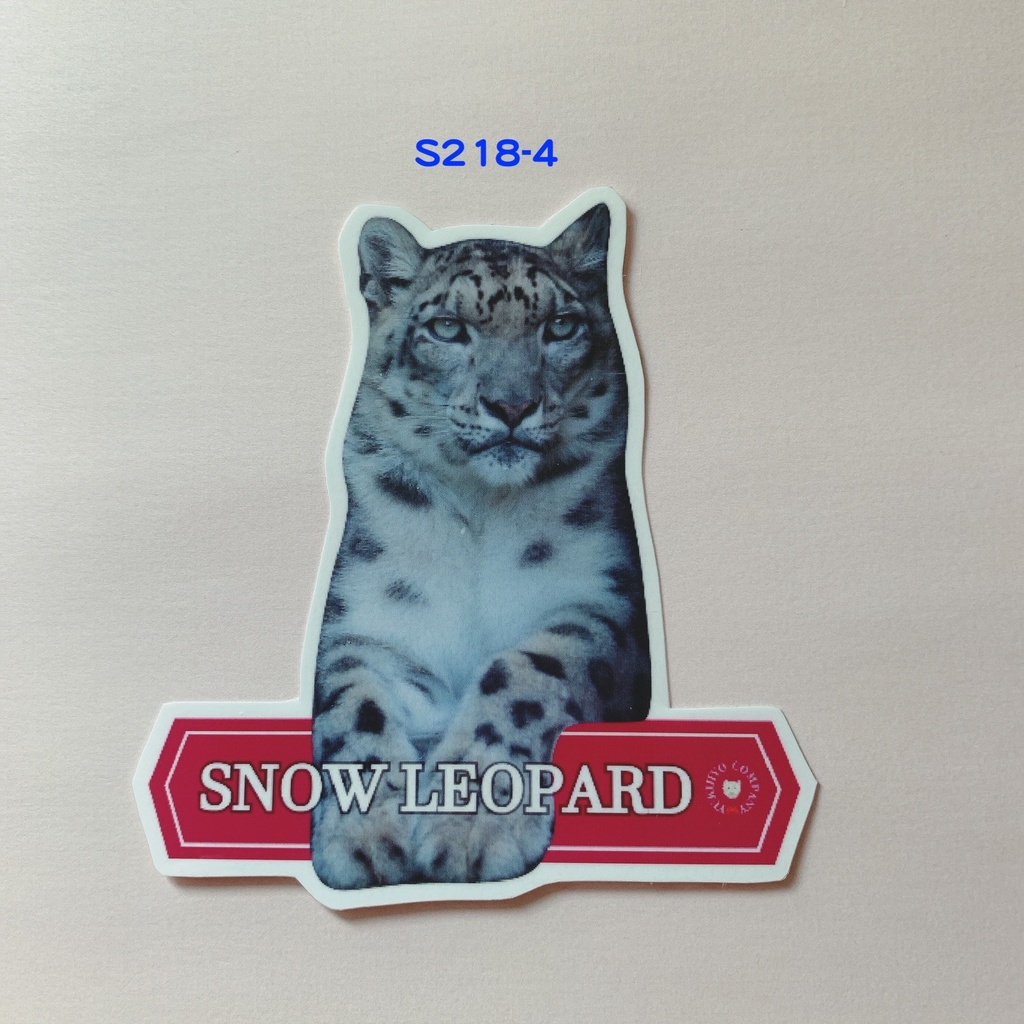 【8月新作】SNOW LEOPARDステッカー