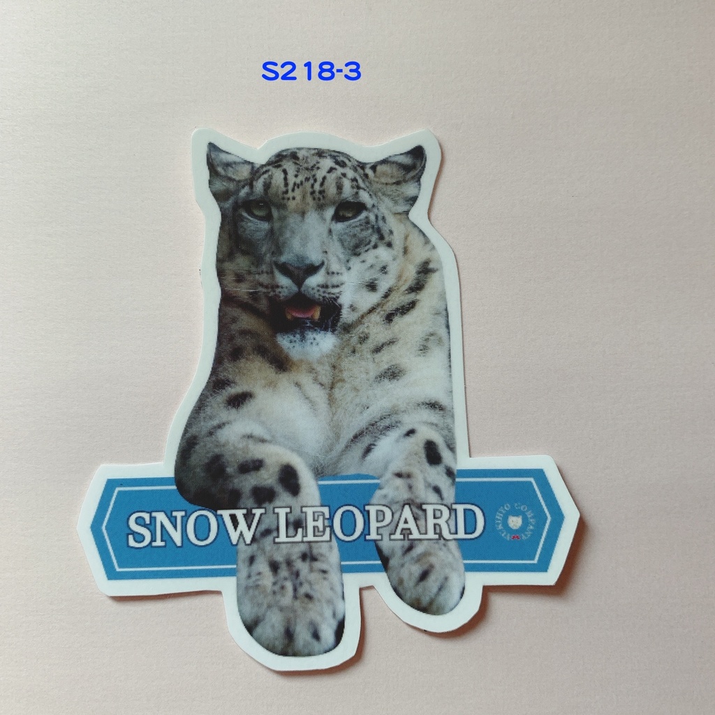 【8月新作】SNOW LEOPARDステッカー