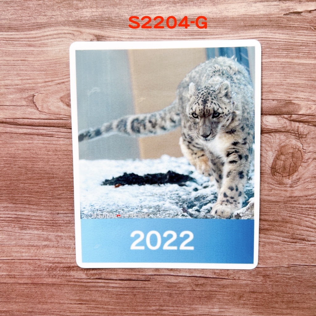 【4月新作】2022年度ユキヒョウステッカー 全10種
