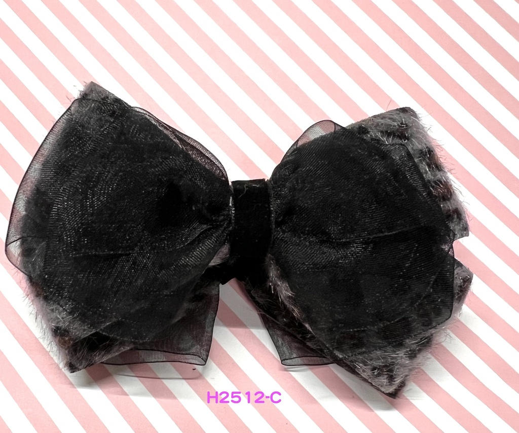 【2025年12月新作】ユキヒョウ柄3種<バナナクリップ>