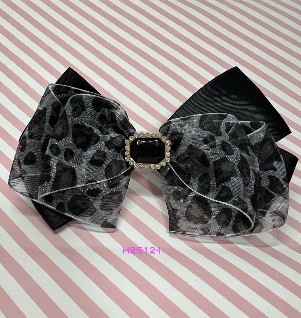 【2025年12月新作】ユキヒョウ柄ヘアアクセサリー7種<バレッタ>