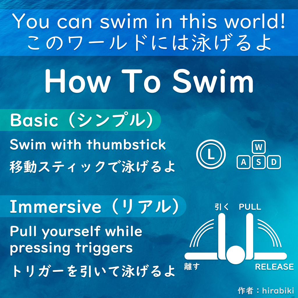 SwimSystem 2.0(VRChat水泳ワールドギミック)
