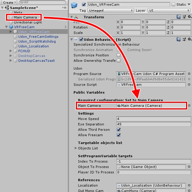 VRC観戦モード (VR Spectator Freecam)【Udonワールドギミック】