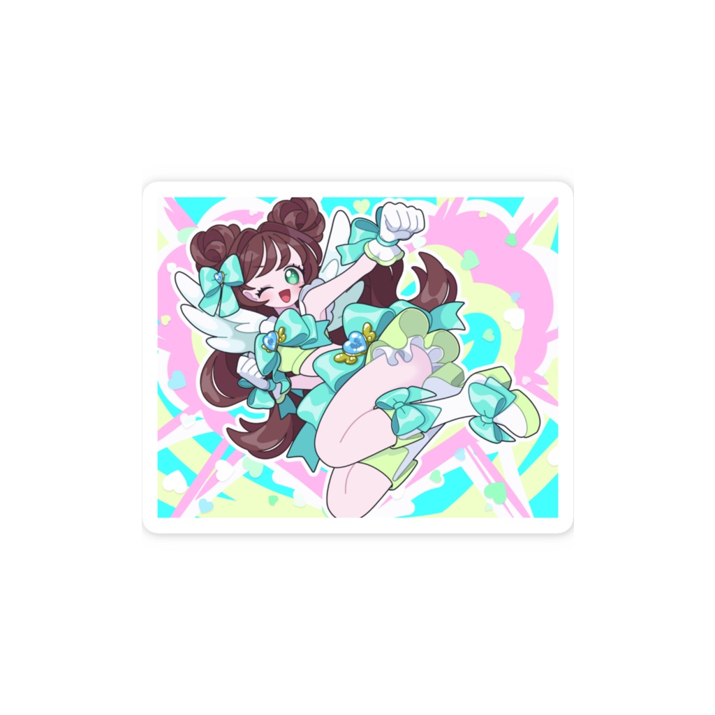 ぷりちーでちかステッカー