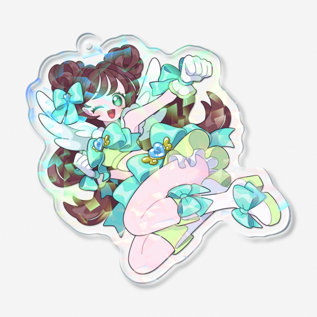 ぷちりーでちかアクリルキーホルダー