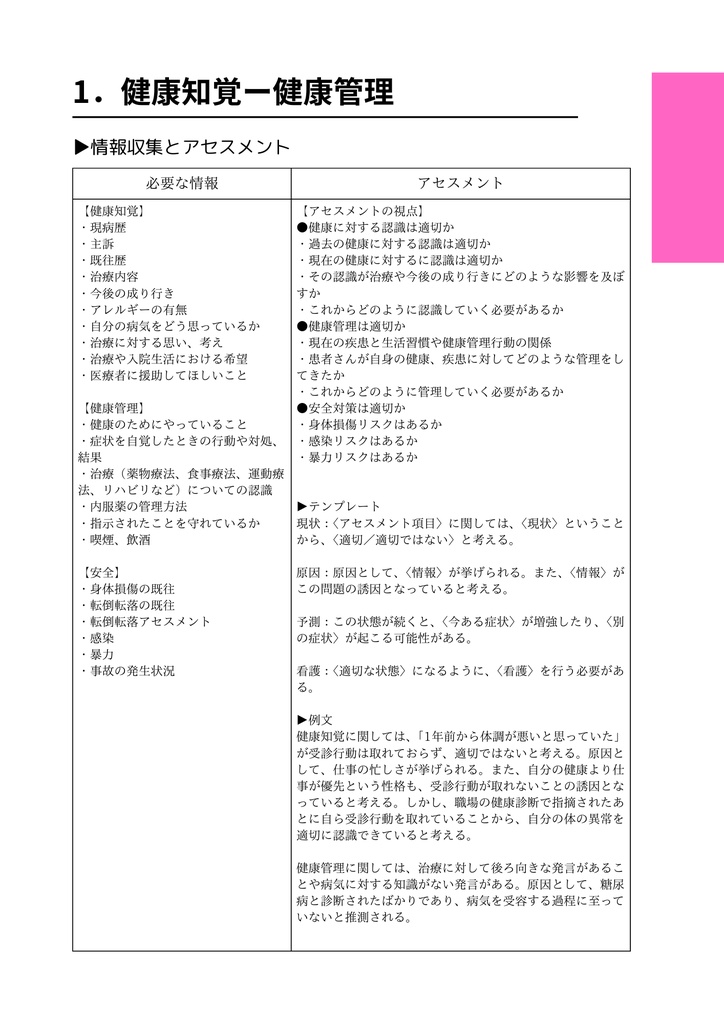 看護過程　アセスメント　ゴードン ゴードン博士の看護診断アセスメント指針 - 照林社
