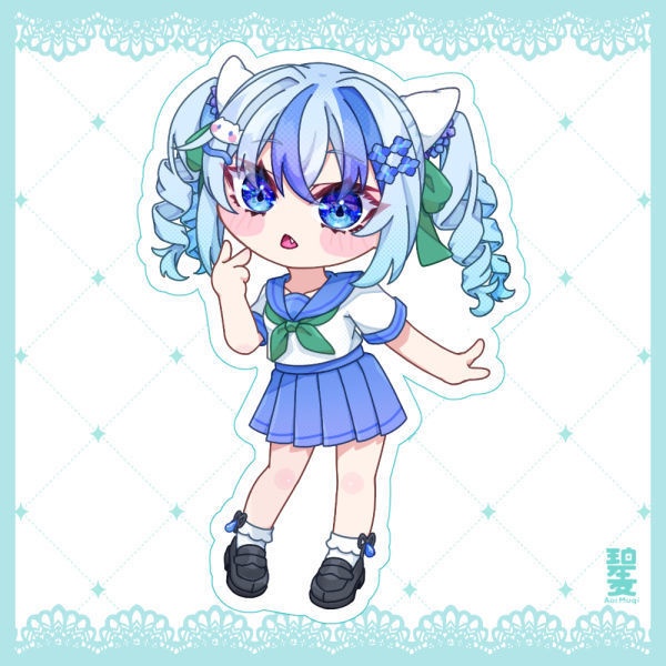 つゆぬこ アクリルキーホルダー