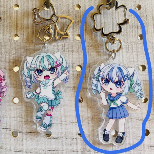 つゆぬこ アクリルキーホルダー