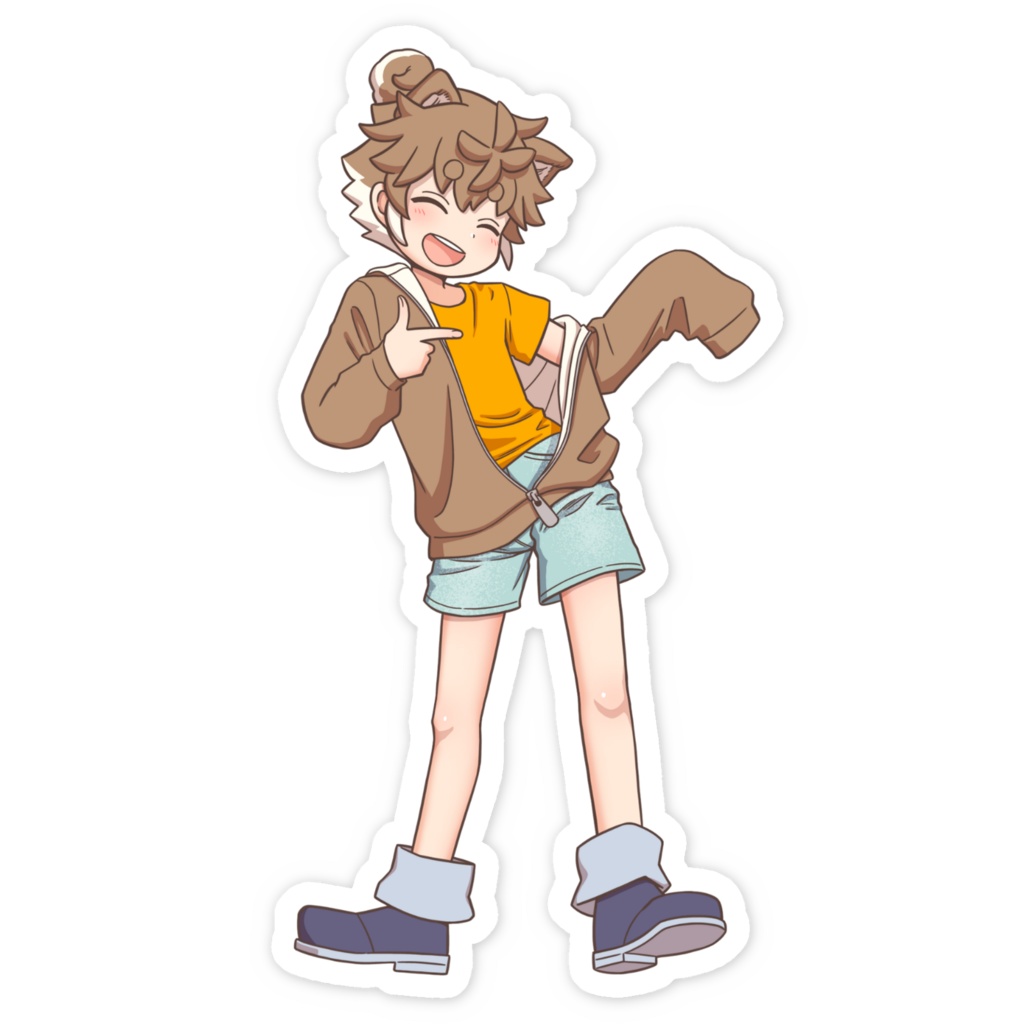 シパソくんスマホステッカー!