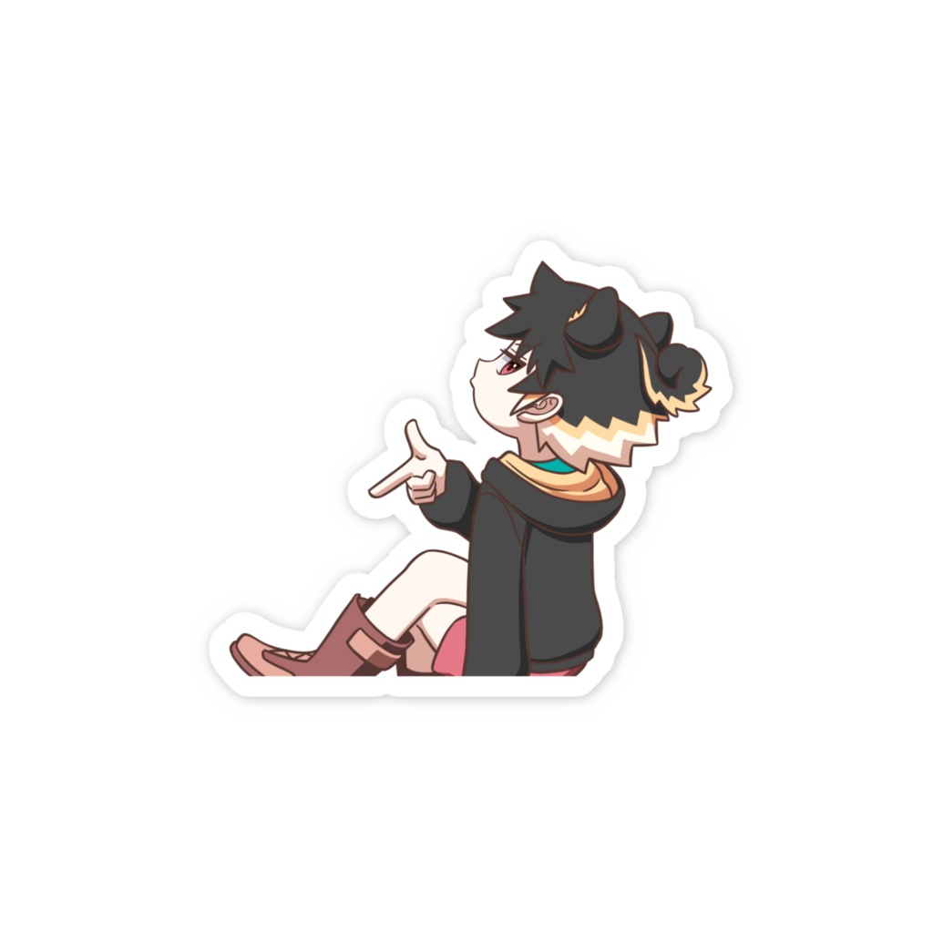 黒スマホステッカー!