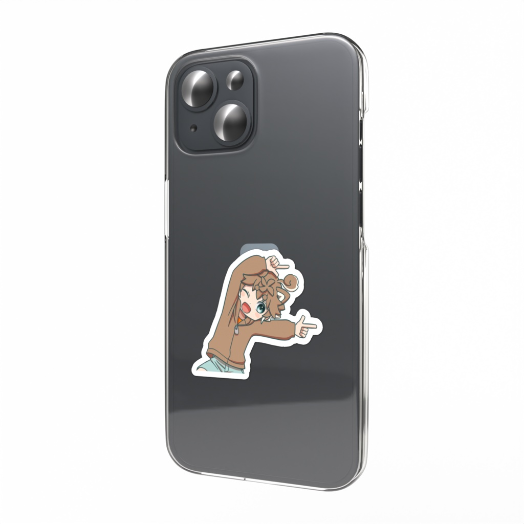 シパソくん指差しスマホステッカー！