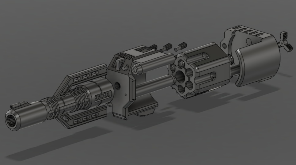二一式回転弾倉型榴弾砲(リボルバーキャノン)