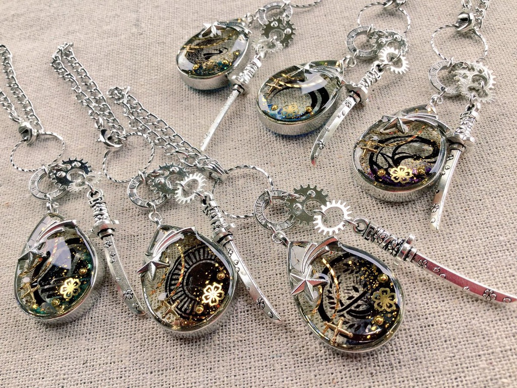 刀紋バッグチャーム（星）