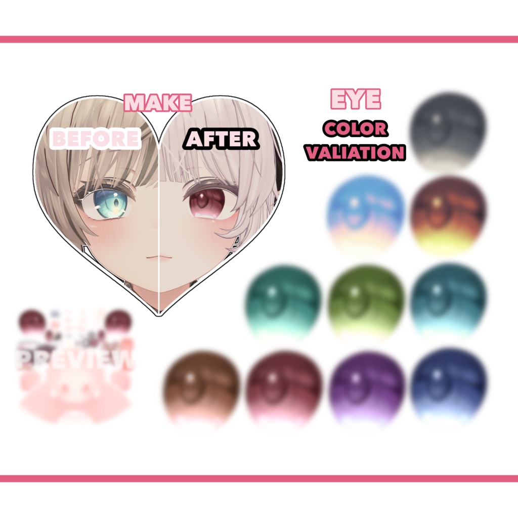 PUKI 2 EYE & MAKE TEXTURE