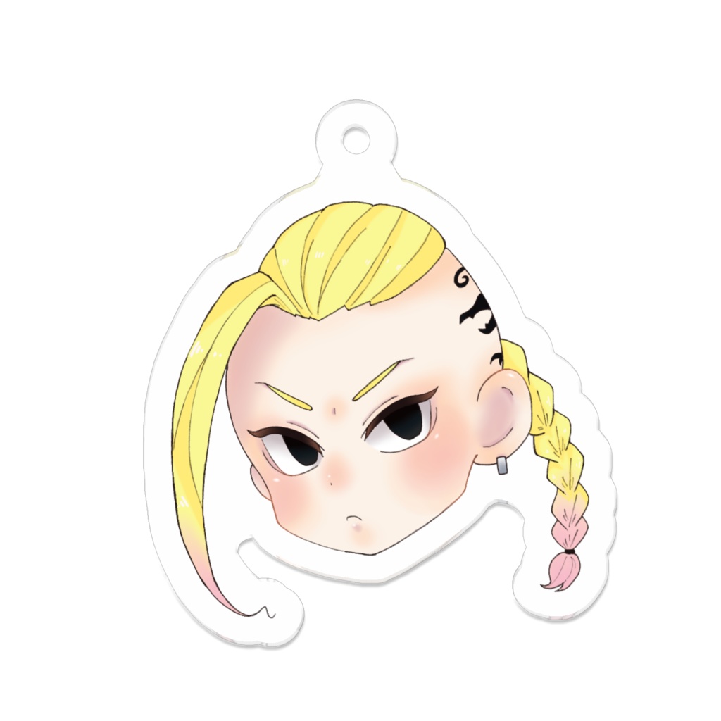 ちびドラケン(顔だけ)アクキー