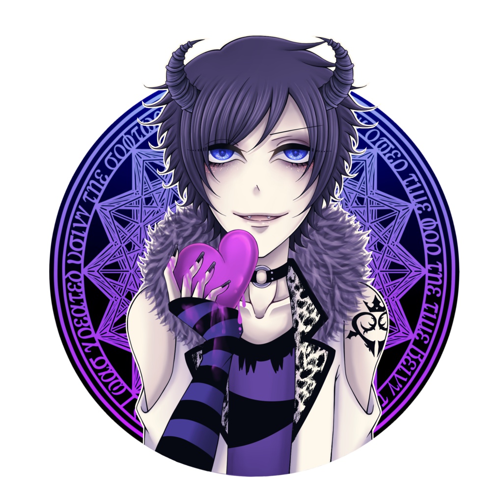 Devilステッカー【Blue】