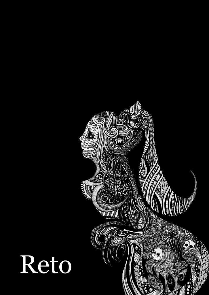 【Reto】MIIKE -Tシャツ -色- ピンク- フルカラー正面プリント / MIIKE -T-shirt -Color-Pink Full color front print