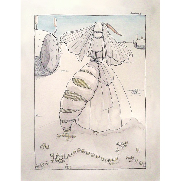 キャンバスプリント② 蛾神