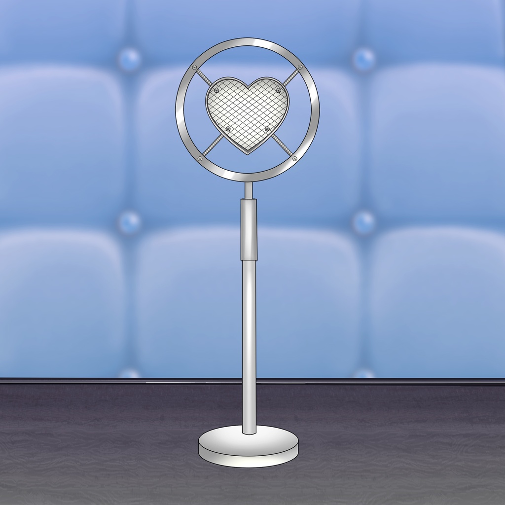 Retro Microphone VTuber Asset