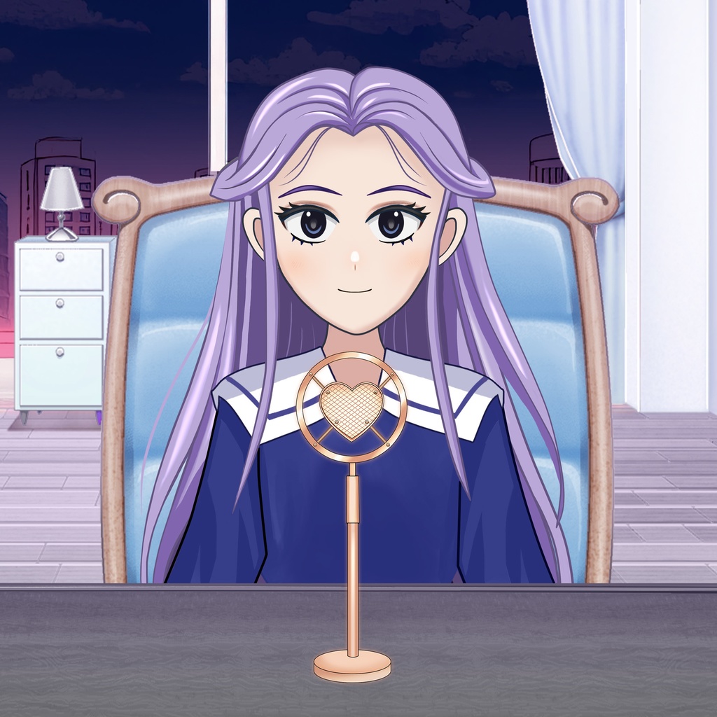 Retro Microphone VTuber Asset