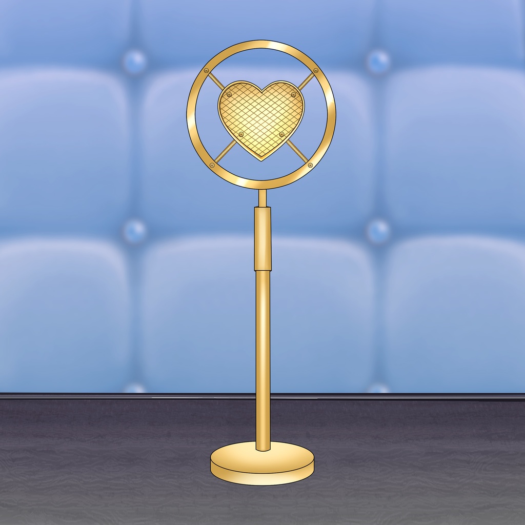 Retro Microphone VTuber Asset