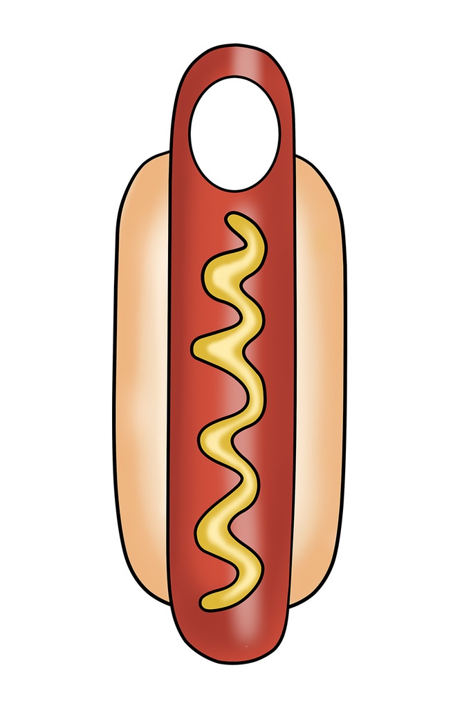 Halloween Hot Dog Costume VTuber Asset