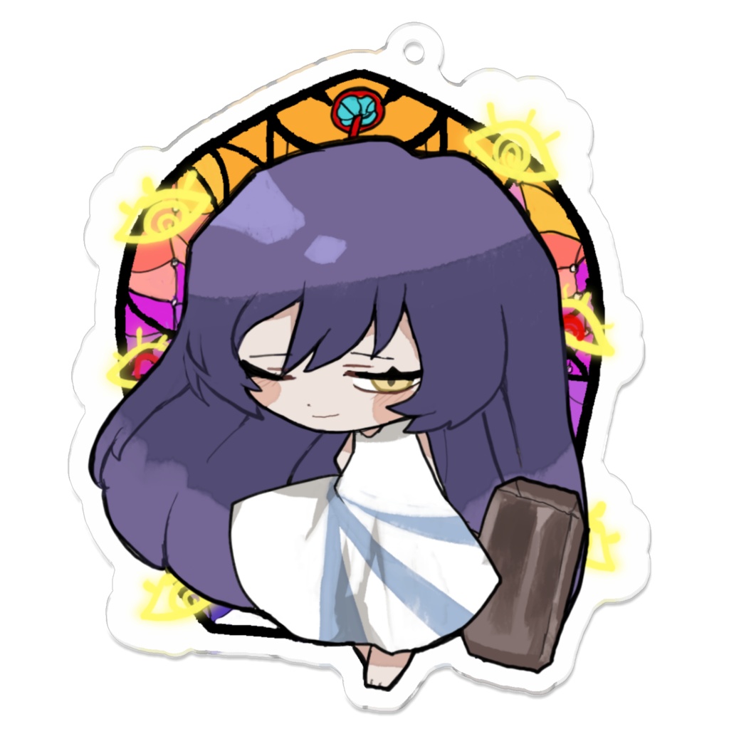 Library of ruina 幻想体 物言わぬ少女 アクリルキーホルダー