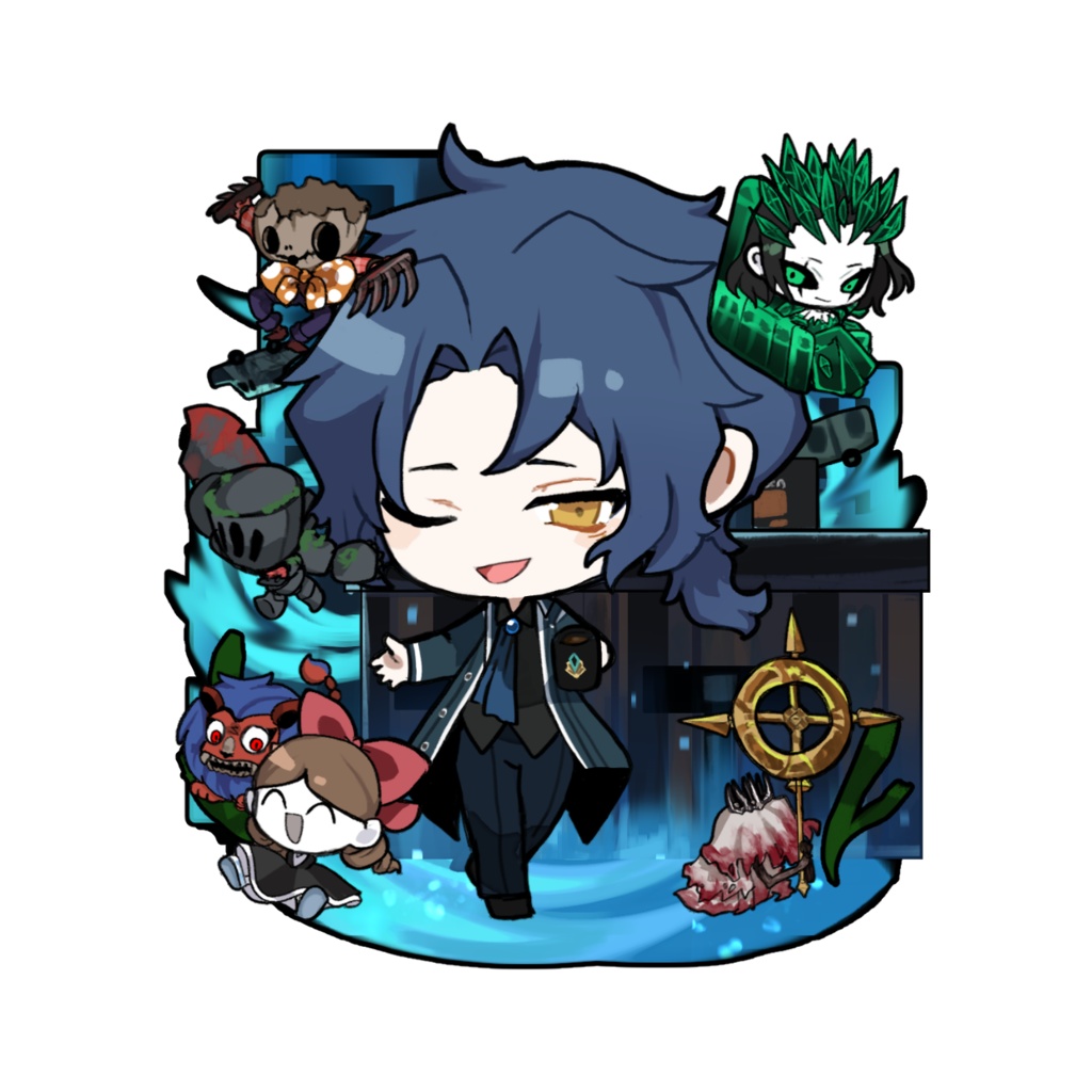 簡易再販 指定司書+幻想体アクリルキーホルダー ~briah~